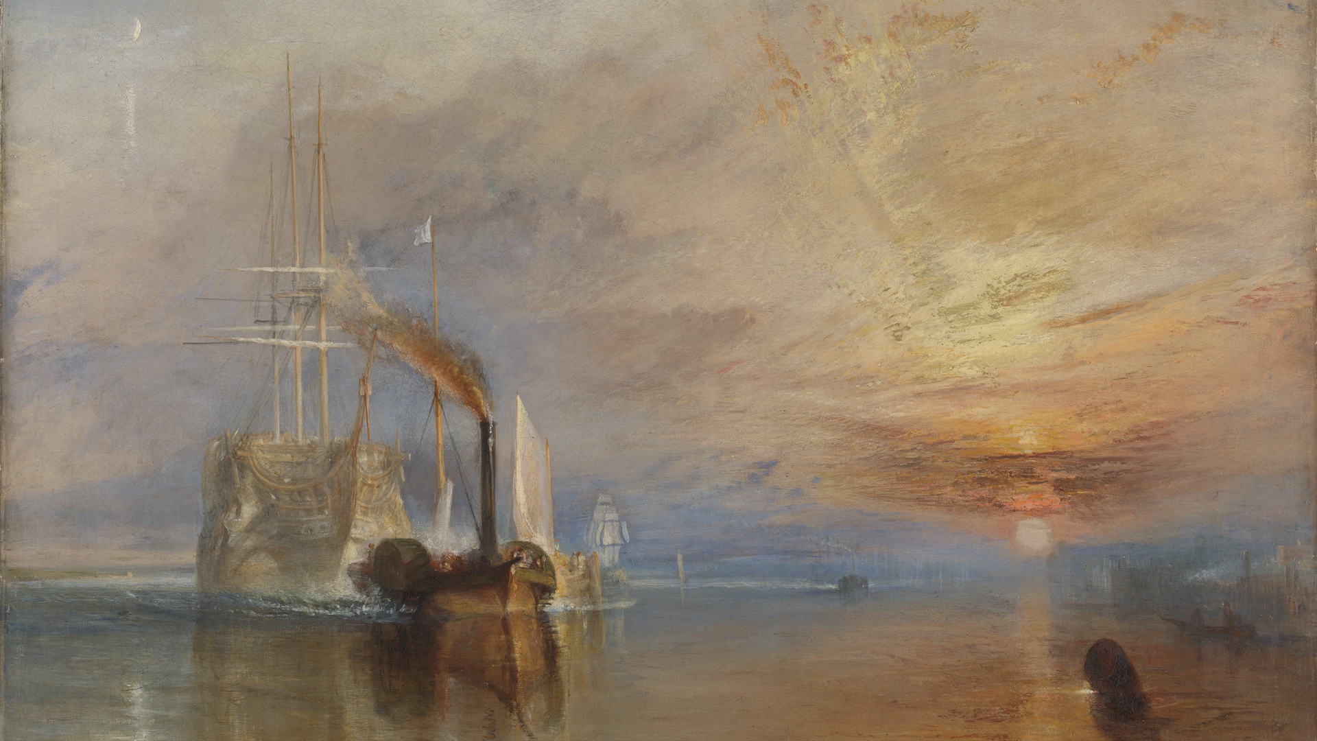 NG0524 -  Joseph Mallord William Turner. The Fighting Temeraire. 1839. © The National Gallery, London