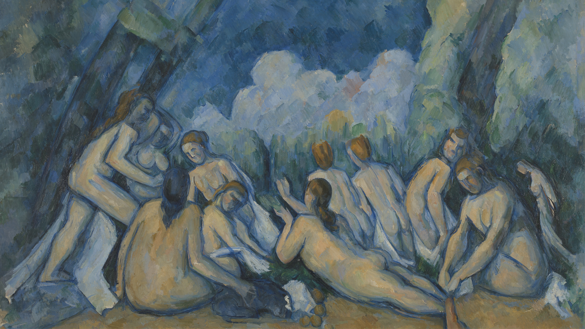 NG6359 - Paul Cézanne. Bathers (Les Grandes Baigneuses). About 1894-1905. © The National Gallery, London 